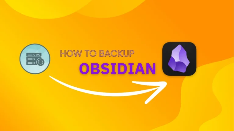 How to Backup Obsidian Vault